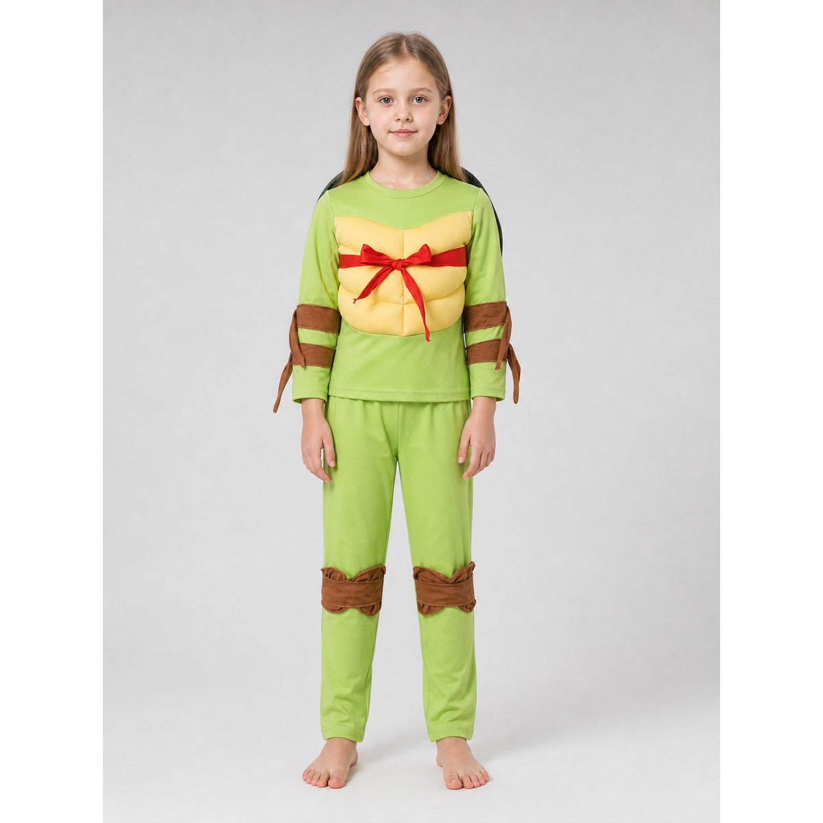 Ninja Turtle-style costume on-model view