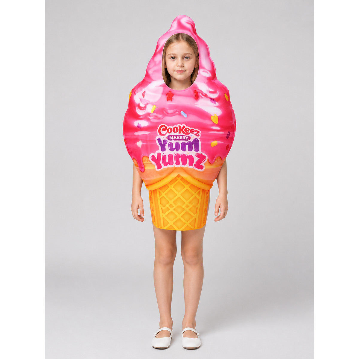 Ice Cream Costume with Cone and Scoop on-model view