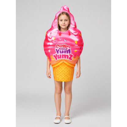 Ice Cream Costume with Cone and Scoop on-model view