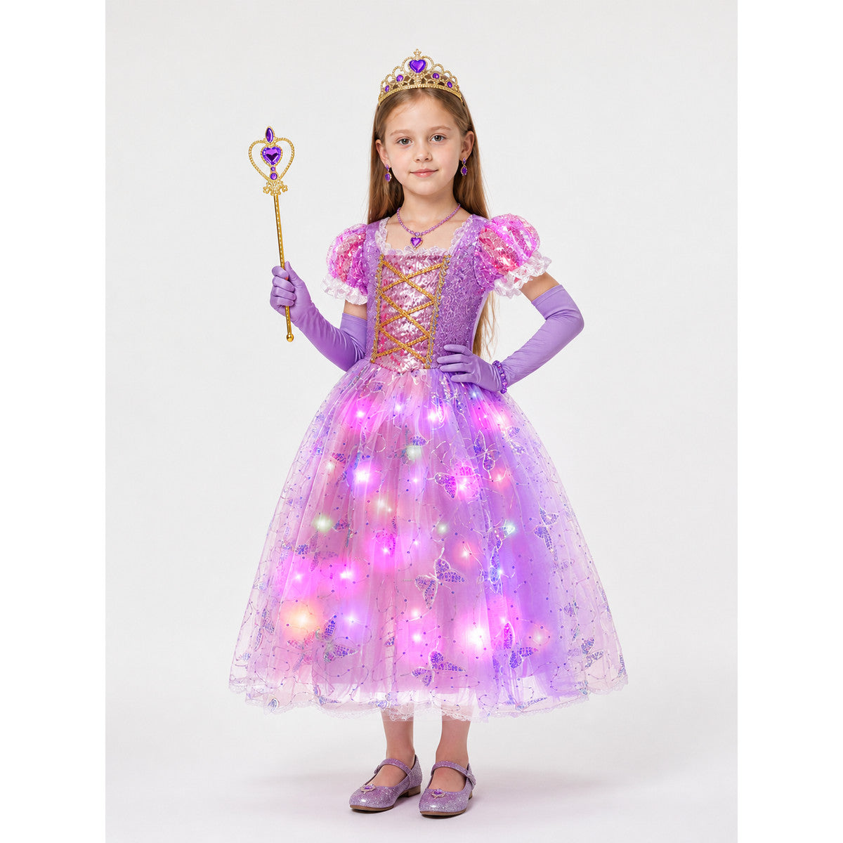 Glowing Princess Costume for Carnival and Cosplay main product view
