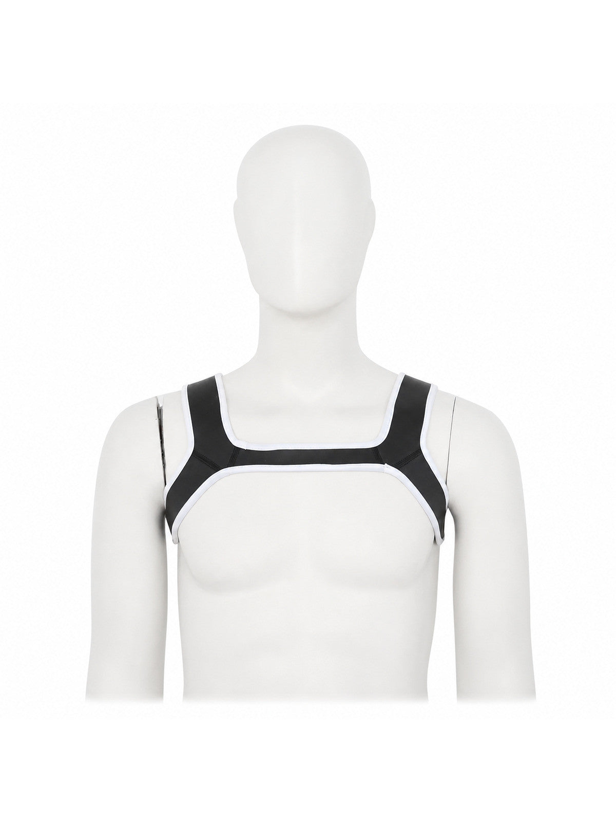 Men Bondage Suits For Stage Wear Leather Straps Armor Dog Headgear Costumes main product view