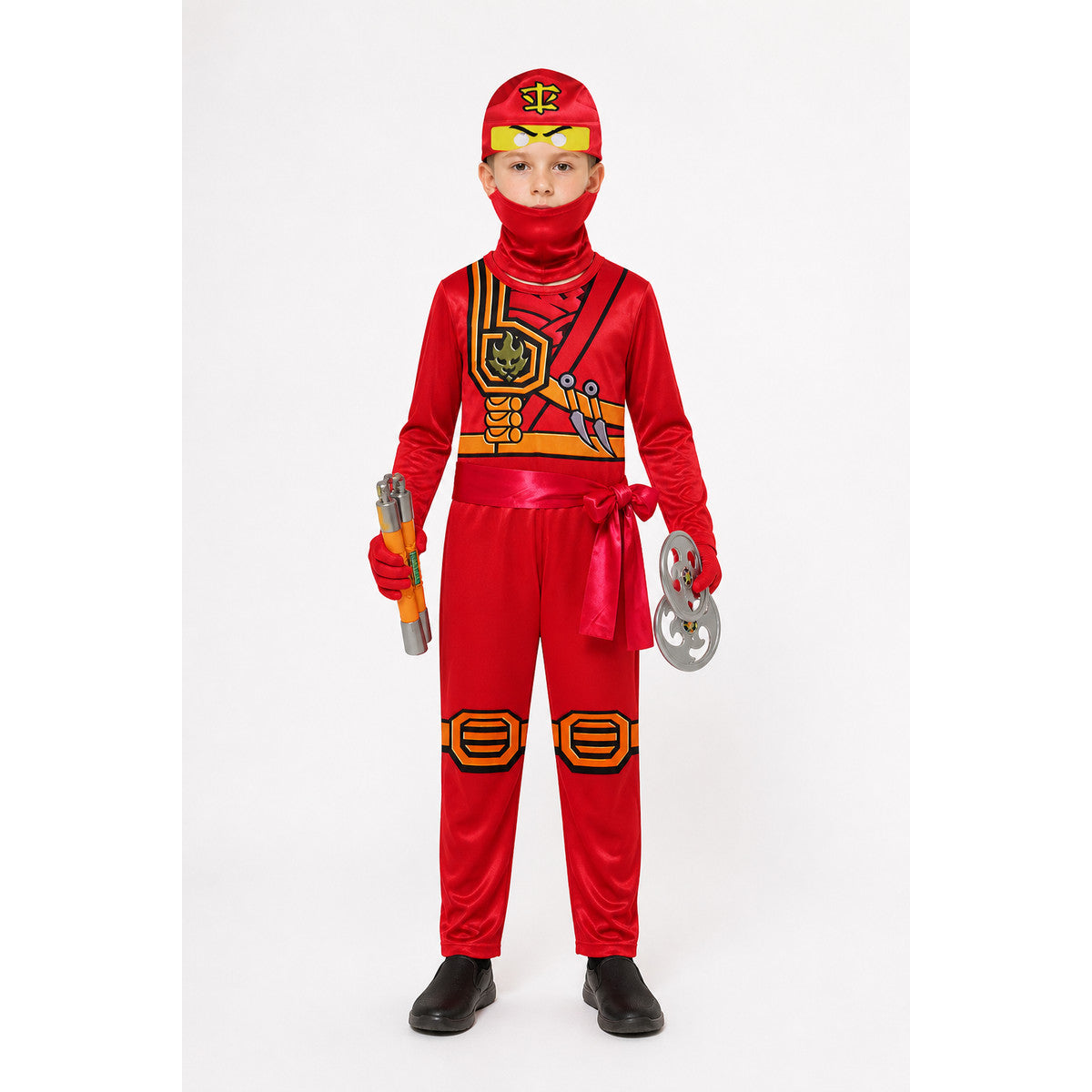 Ninja Cosplay Costume with Mask and Accessories main product view