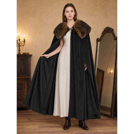 Black and Coffee Carnival Cloak, Medieval