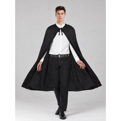 Black Long Cape for Halloween and the Stage