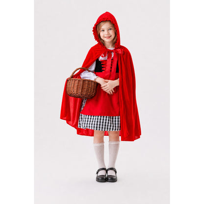 Little Red Riding Hood Halloween Costume with Cape