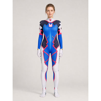 Superhero Cosplay Costume, One-Piece, Form-Fitting on-model view