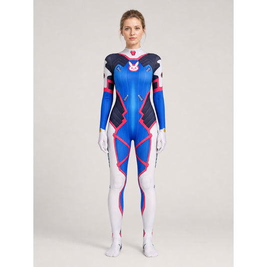 Superhero Cosplay Costume, One-Piece, Form-Fitting on-model view