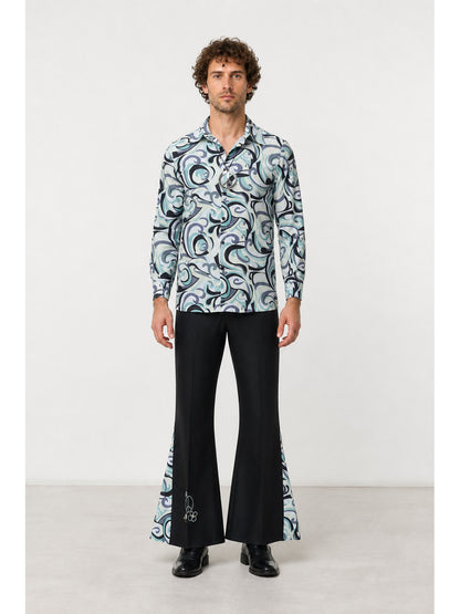Vintage Stage Costume with Flared Pants and Pattern main product view