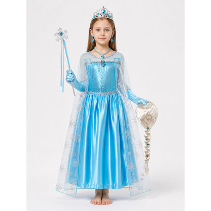 Snow Queen Costume for Halloween and Cosplay main product view
