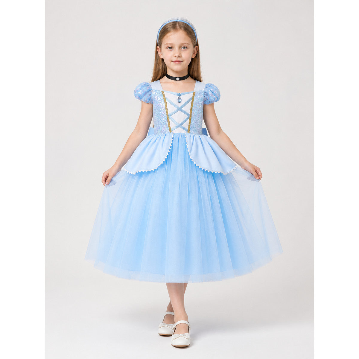 Blue Princess Costume for Halloween main product view