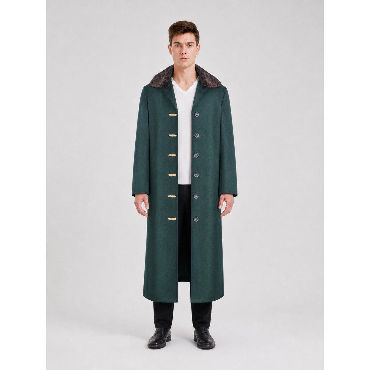 Kuzan One Piece Cosplay Costume: Coat and Hat