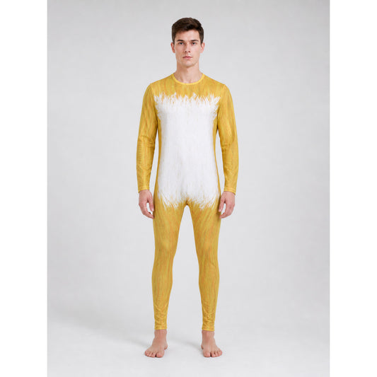 Fox cosplay costume, one-piece jumpsuit