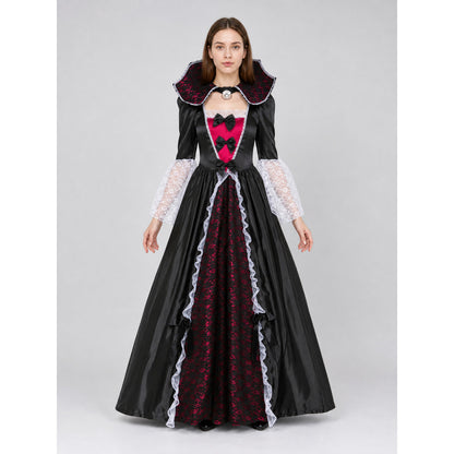 Gothic Vampire Costume Dress front view