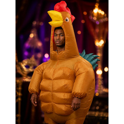 Inflatable Chicken Costume, Carnival One-Piece Outfit