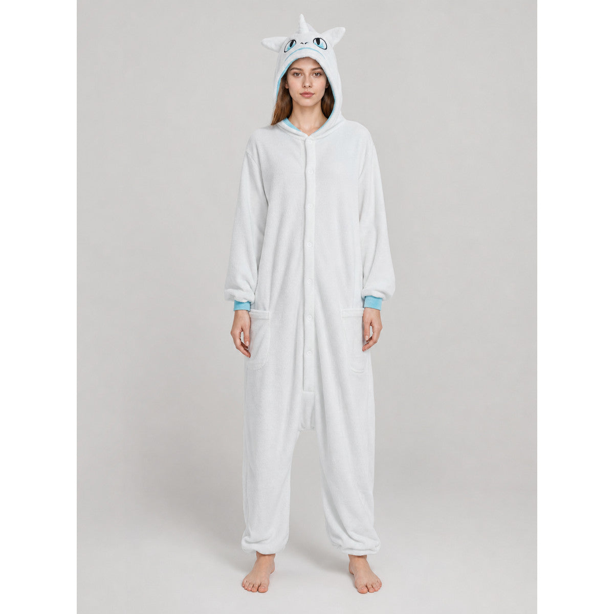 Hooded Dragon Kigurumi, One-Piece Home Costume