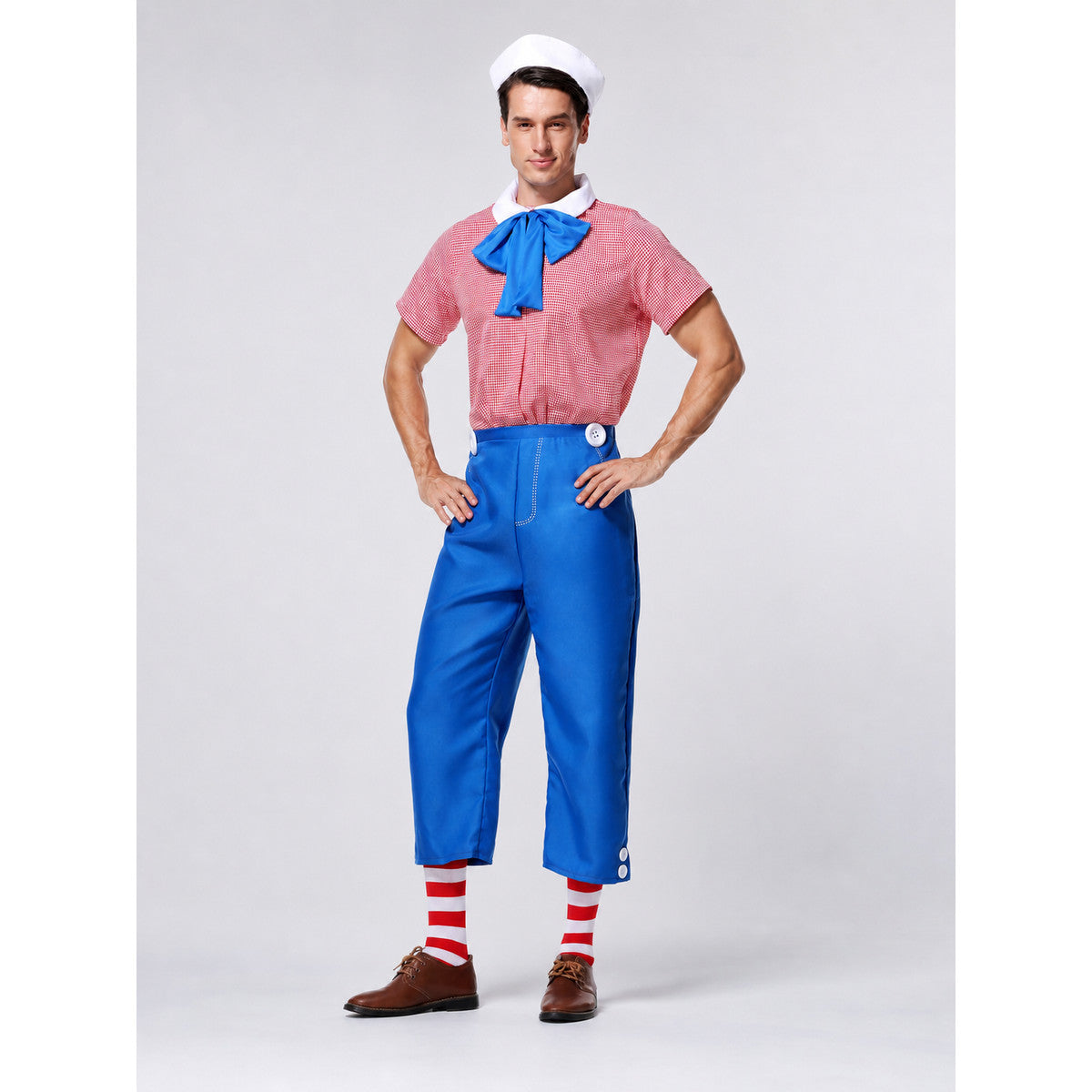 Clown Cosplay Costume: Shirt and Pants