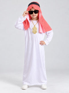 Kids' Arabian-Style Carnival Costume with Headscarf
