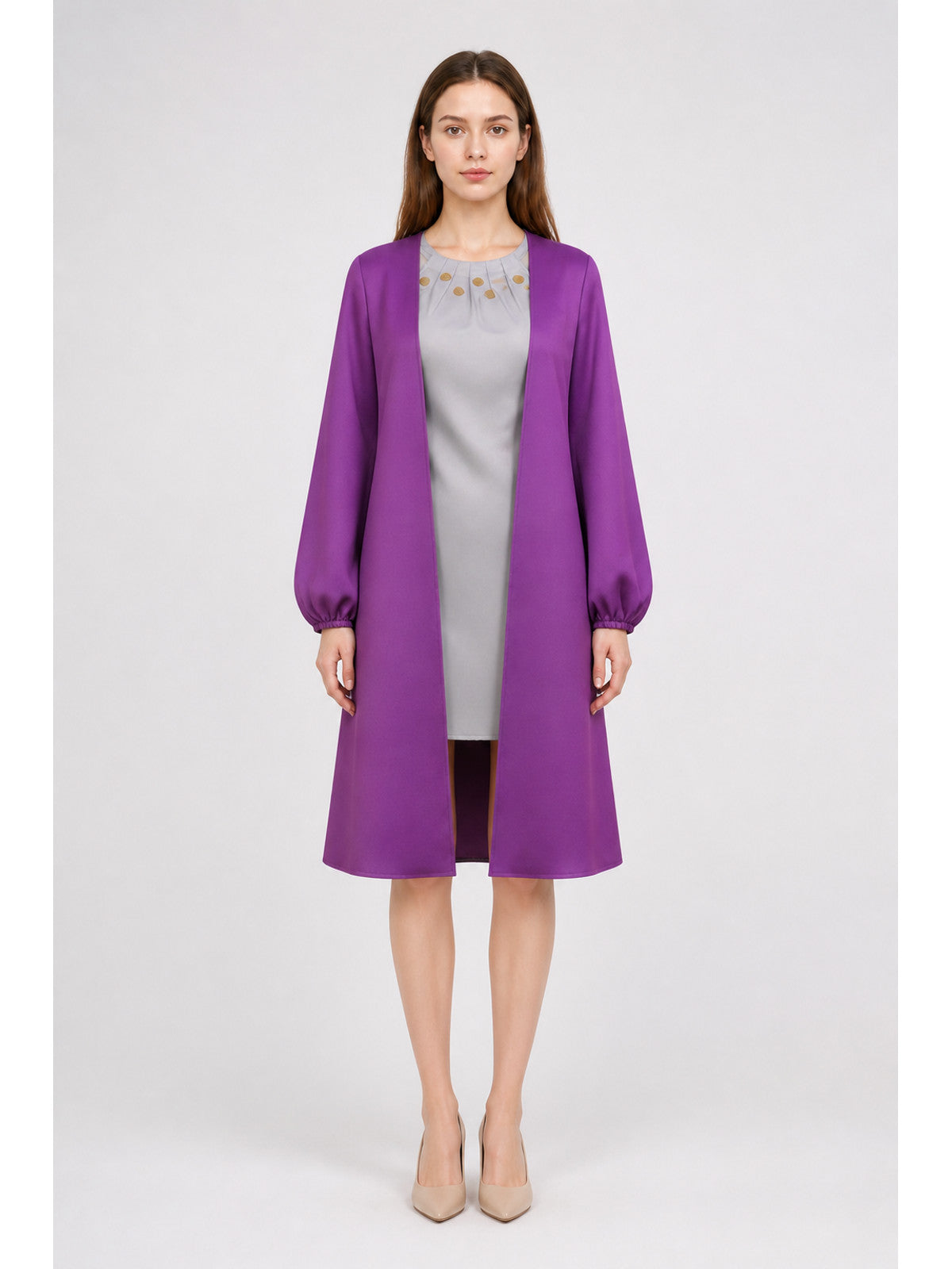 Nico Robin STAMPEDE Cosplay Dress, Long Purple