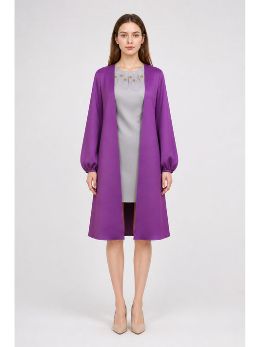 Nico Robin STAMPEDE Cosplay Dress, Long Purple main product view