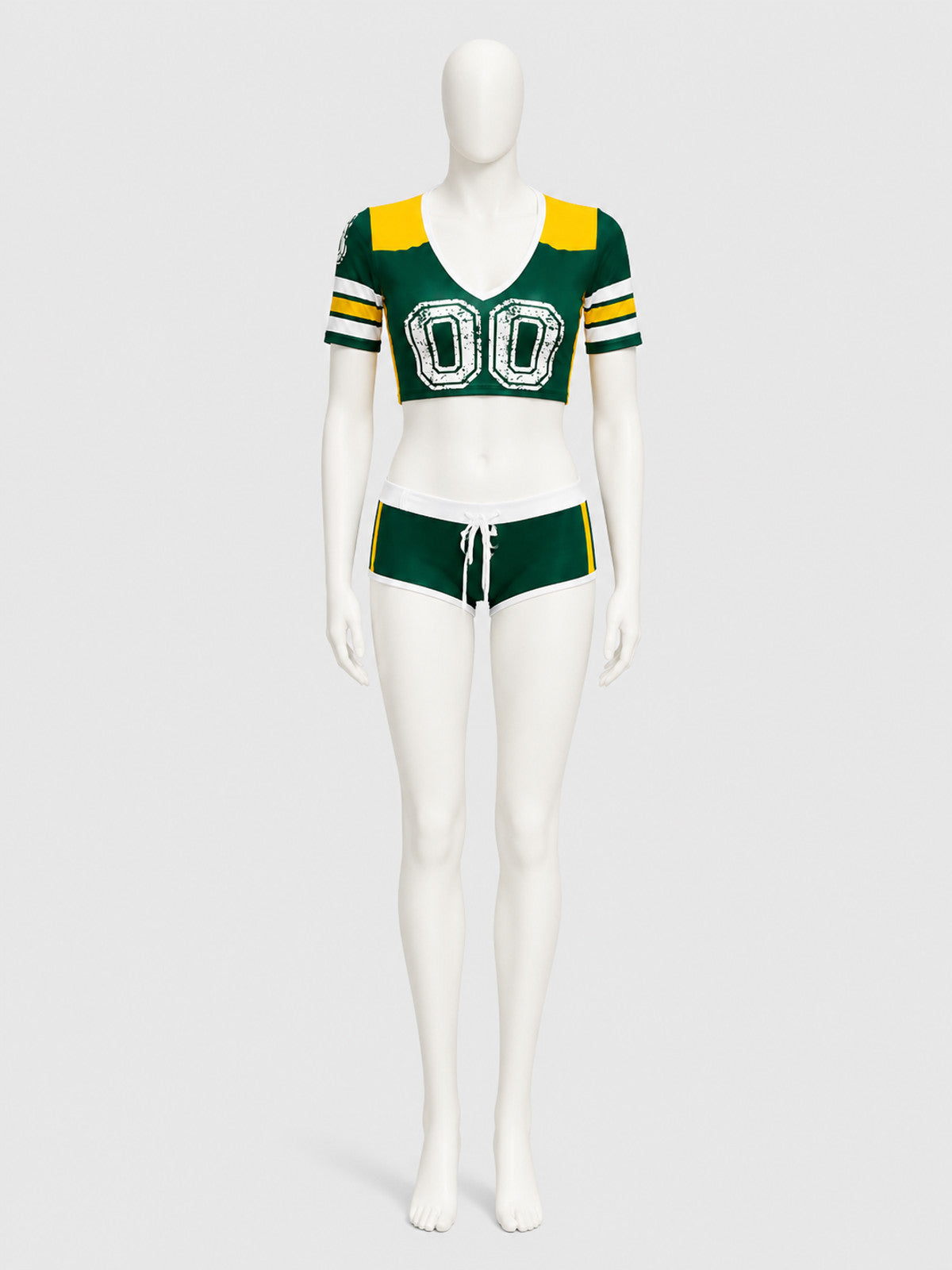 Sports Set with Shorts and Number 00 in Three Colors