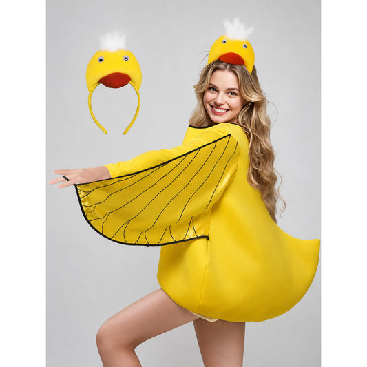 Duck costume with wings and headband