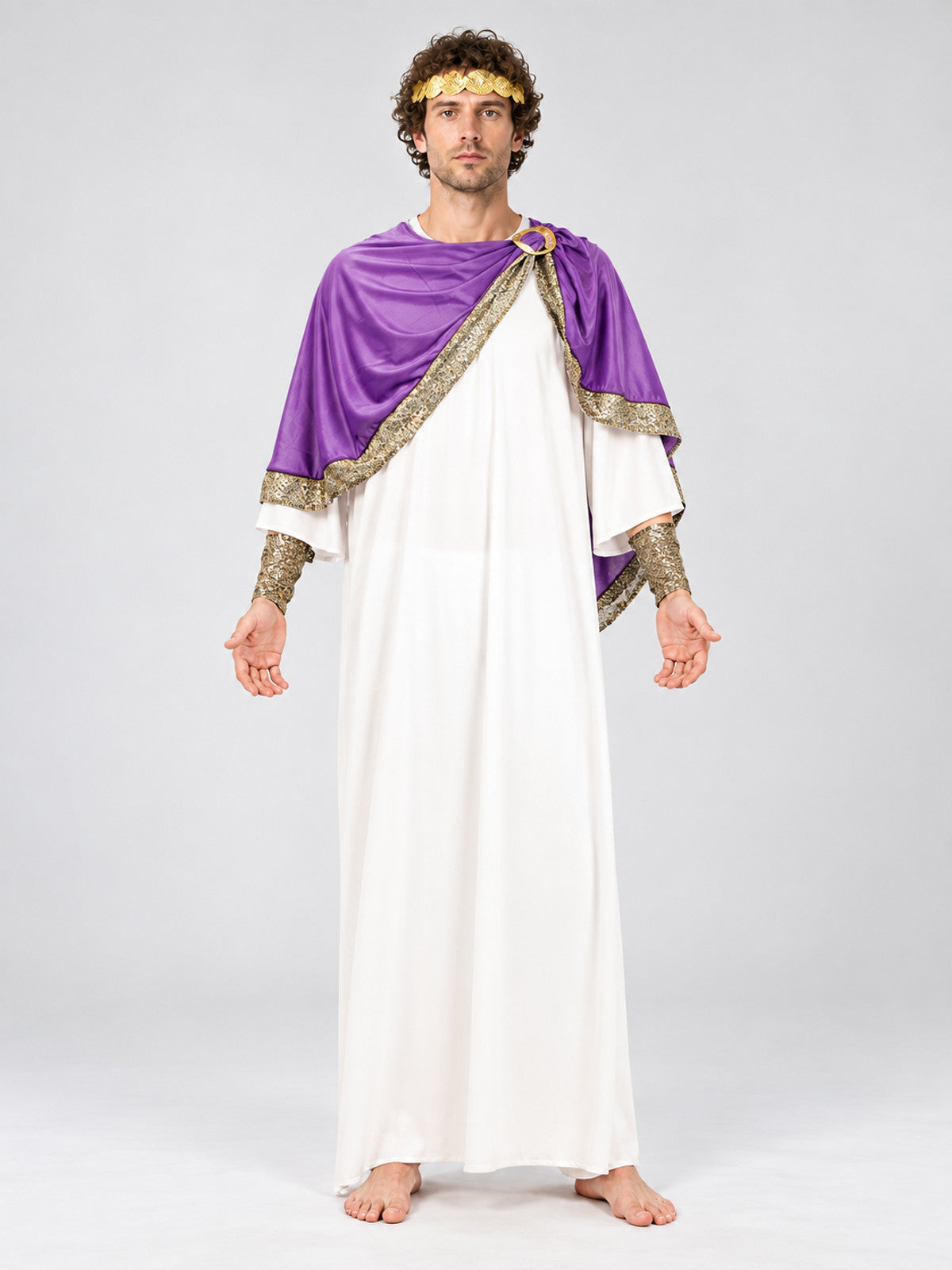 Ancient-Style Costume with Tunic and Cape