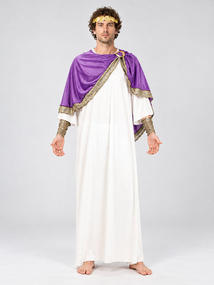 Ancient-Style Costume with Tunic and Cape