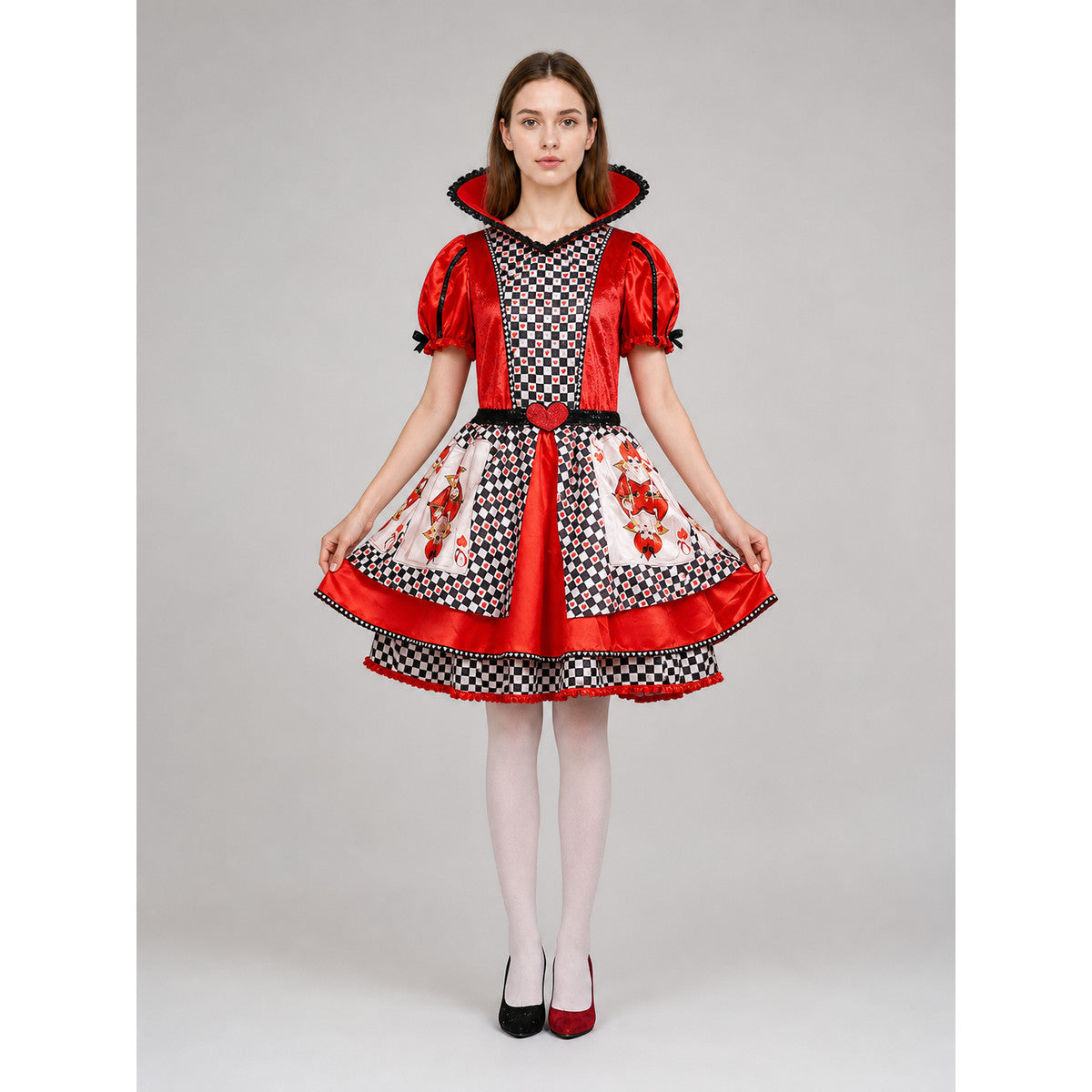 Theatrical Dress in a Card Suit Style