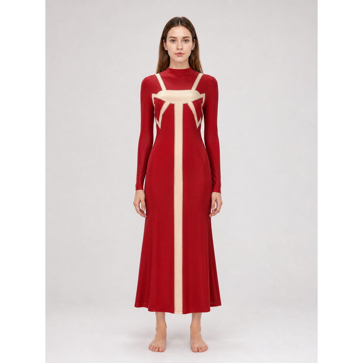 Madame Web Cosplay Costume: Red Dress
