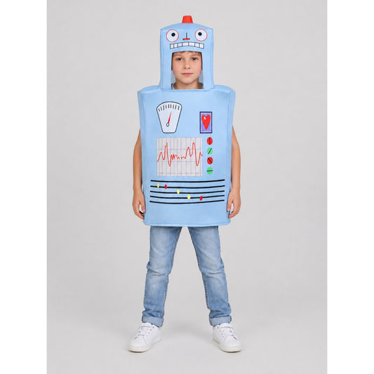 Robot Costume, One-Piece Jumpsuit on-model view
