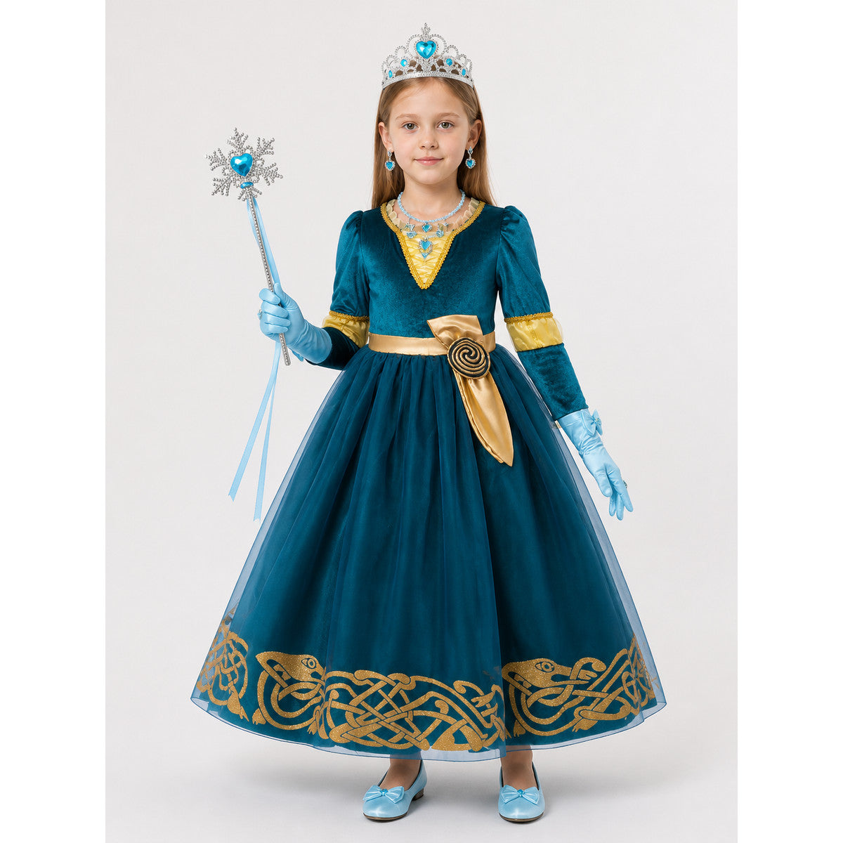 Princess Costume with Halloween Accessories main product view