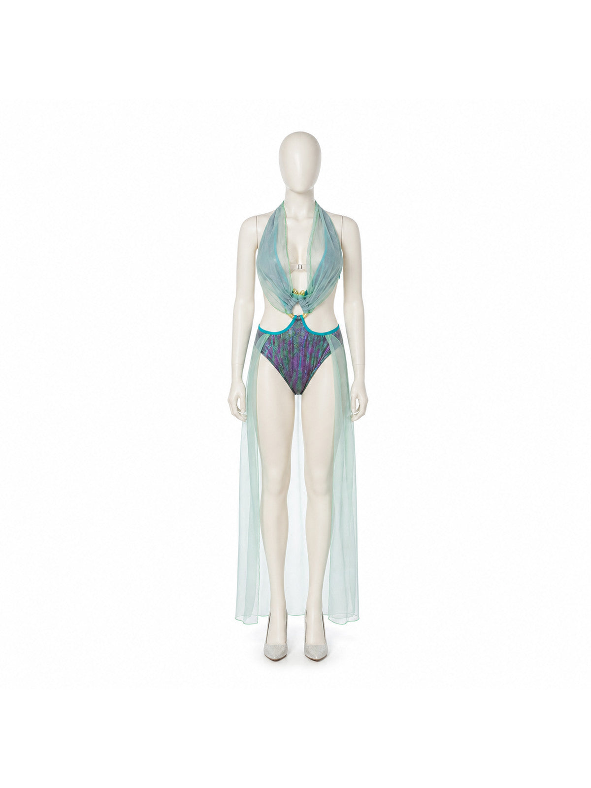 Stage Costume with a Sheer Cape main product view