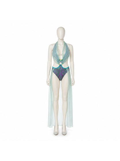 Stage Costume with a Sheer Cape main product view