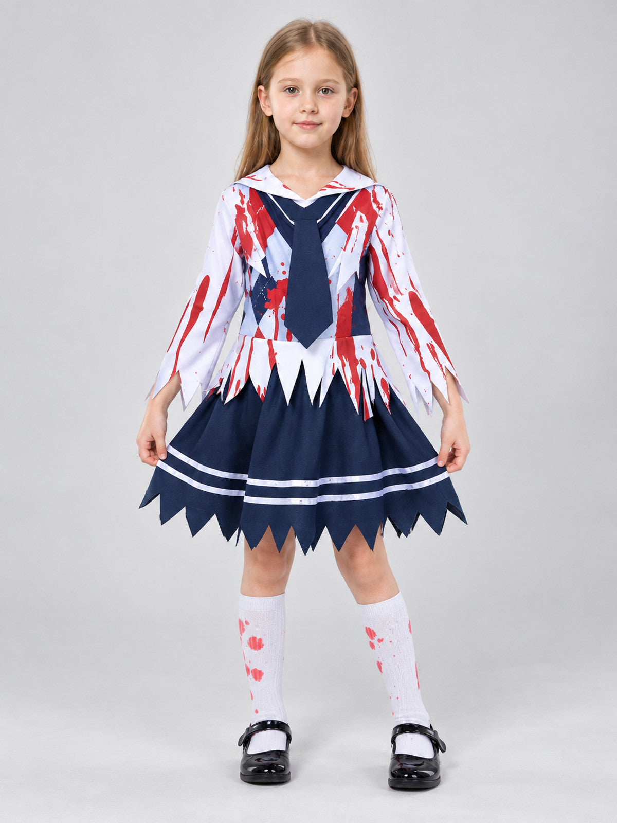Carnival dress with sailor collar and tie