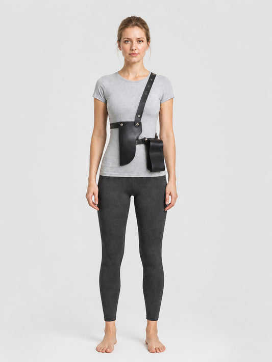 Double Holster with Shoulder Straps for Cosplay on-model view