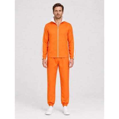 Victor Minions Cosplay Costume: Jacket and Pants on-model view