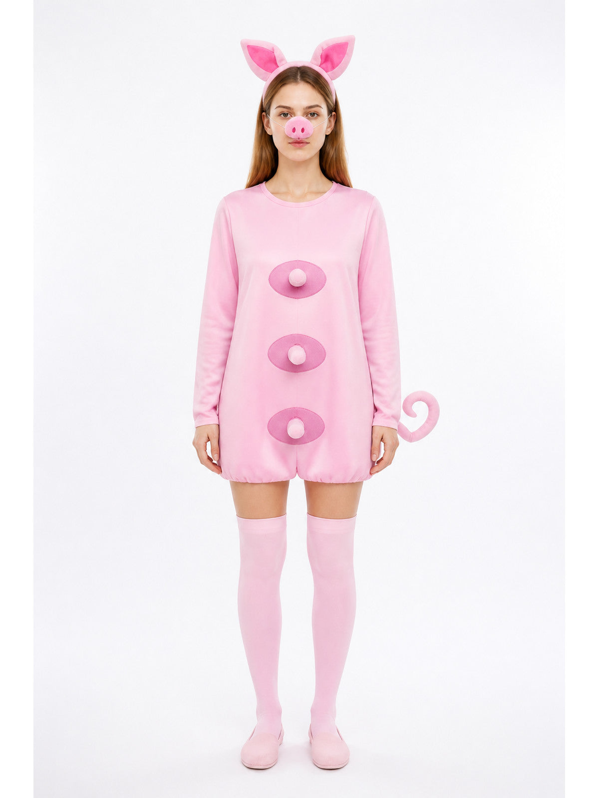 Pig Kigurumi with Ears, Snout, and Socks main product view
