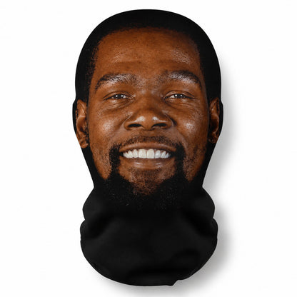 3D Digital Print Funny Mask - Role Play Costume Prop for Halloween, Christmas & Cosplay, Breathable Full Face Mask with Windproof Polyester Fabric, Perfect for Outdoor Activities, Riding & Parties