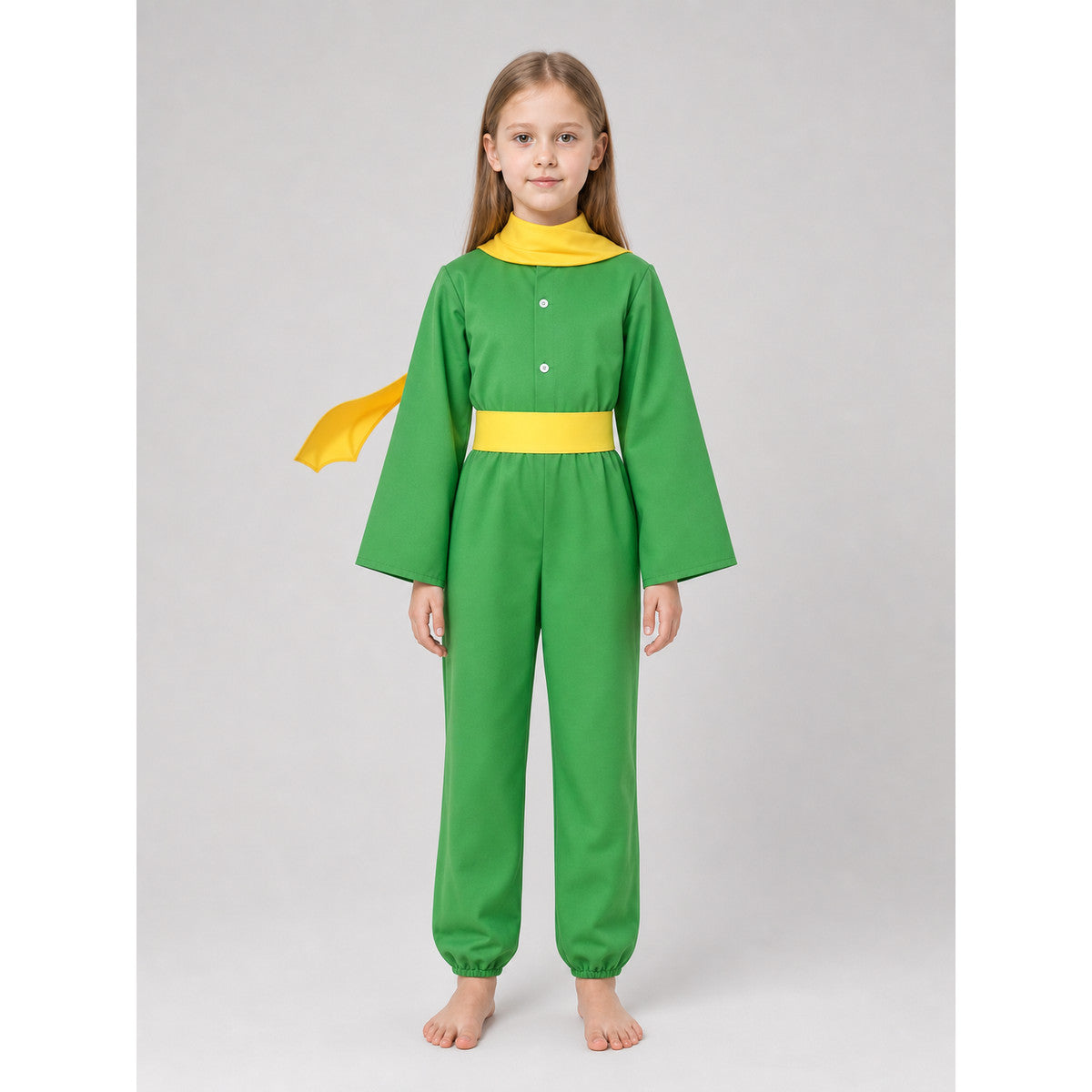 Little Prince character cosplay costume on-model view