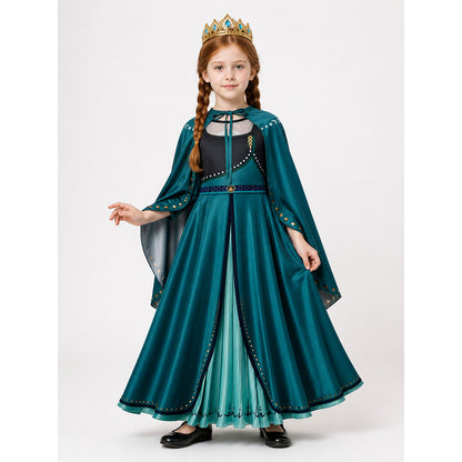 Turquoise Princess Costume for Cosplay main product view