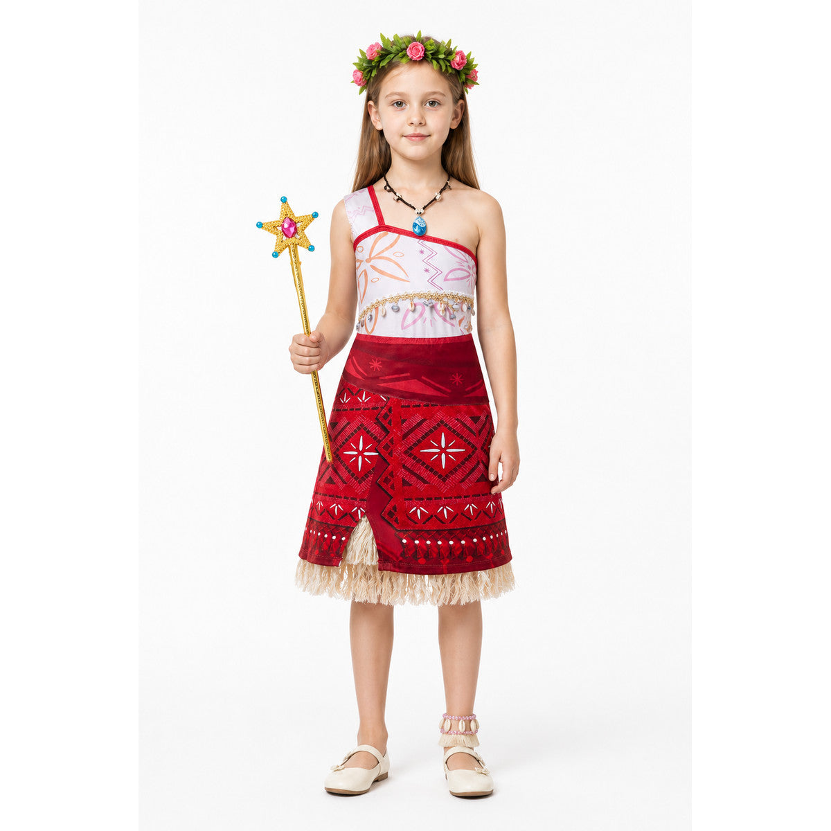 Moana Costume with Dress and Accessories main product view
