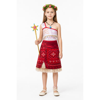 Moana Costume with Dress and Accessories main product view
