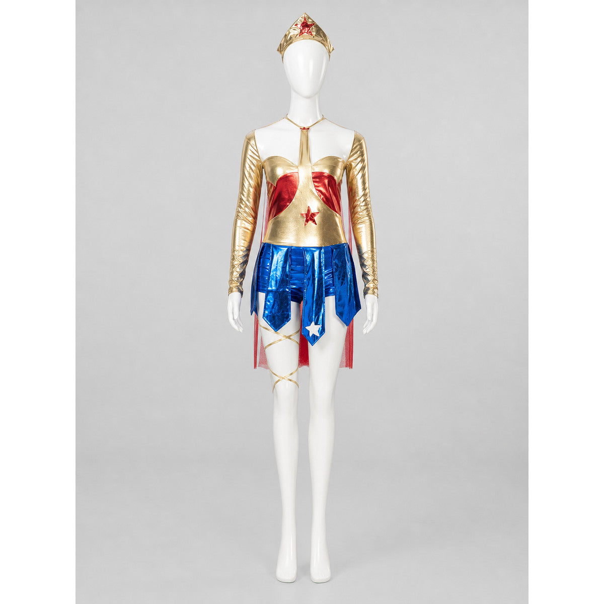 Wonder Woman-Style Superhero Costume for Cosplay