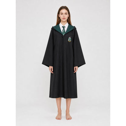 Cosplay Costume: Hooded Robe and Tie on-model view