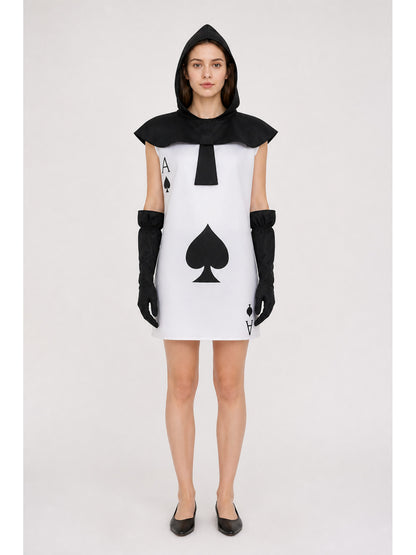 Hooded “Card Warrior” Cosplay Costume main product view