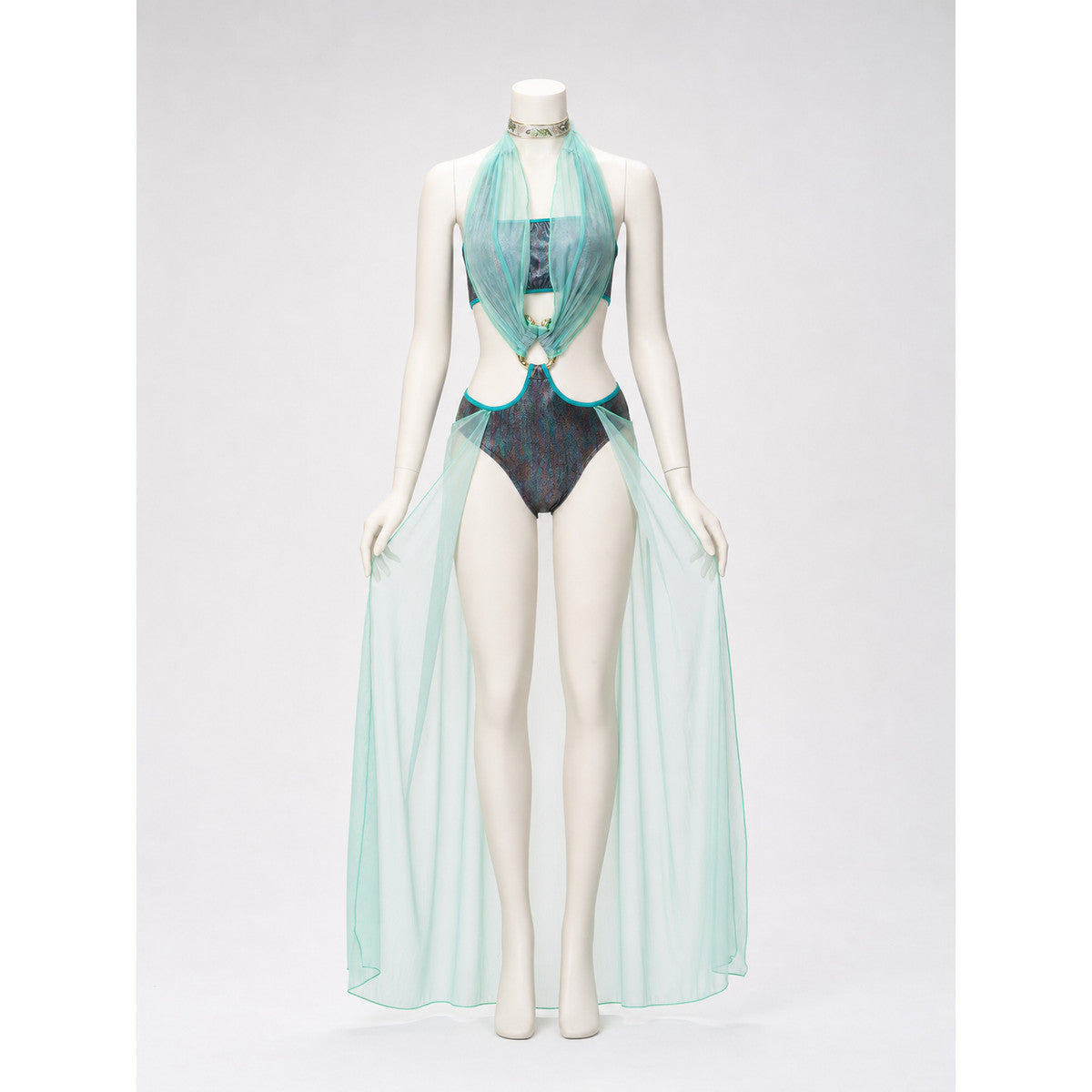 Medusa Stage Costume with Transparent Cape