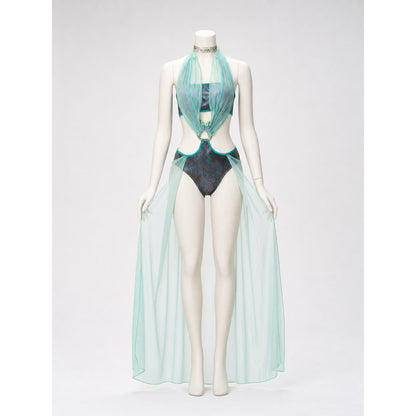 Medusa Stage Costume with Transparent Cape
