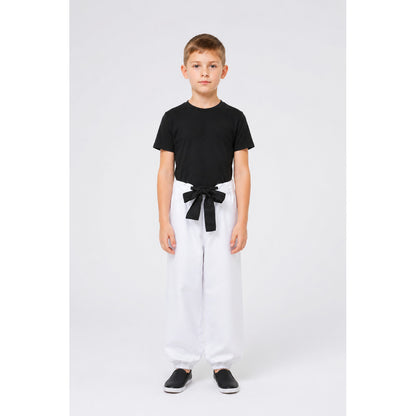 JJK Black-and-White Cosplay Costume with Belt and Wide-Leg Pants main product view