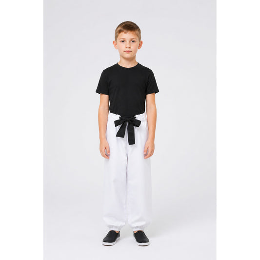 JJK Black-and-White Cosplay Costume with Belt and Wide-Leg Pants main product view