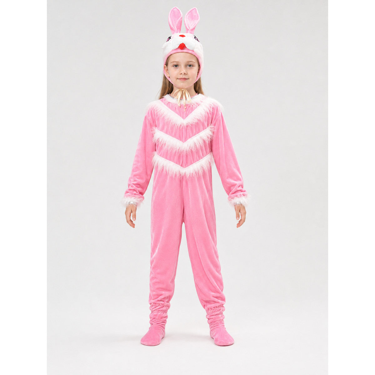 Bunny Hooded Jumpsuit Costume for the Stage